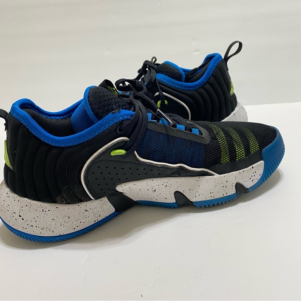 Adidas Trae Unlimited Black Lucid Blue Bird mens sneakers size 81/2 - Picture 5 of 7